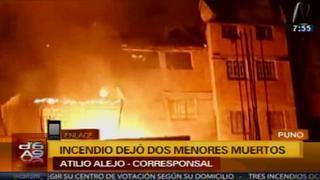 Puno: Incendio consume 10 inmuebles en zona minera La Rinconada