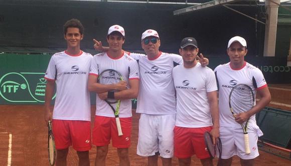 Copa Davis: Alexander Merino ya entrena con Perú