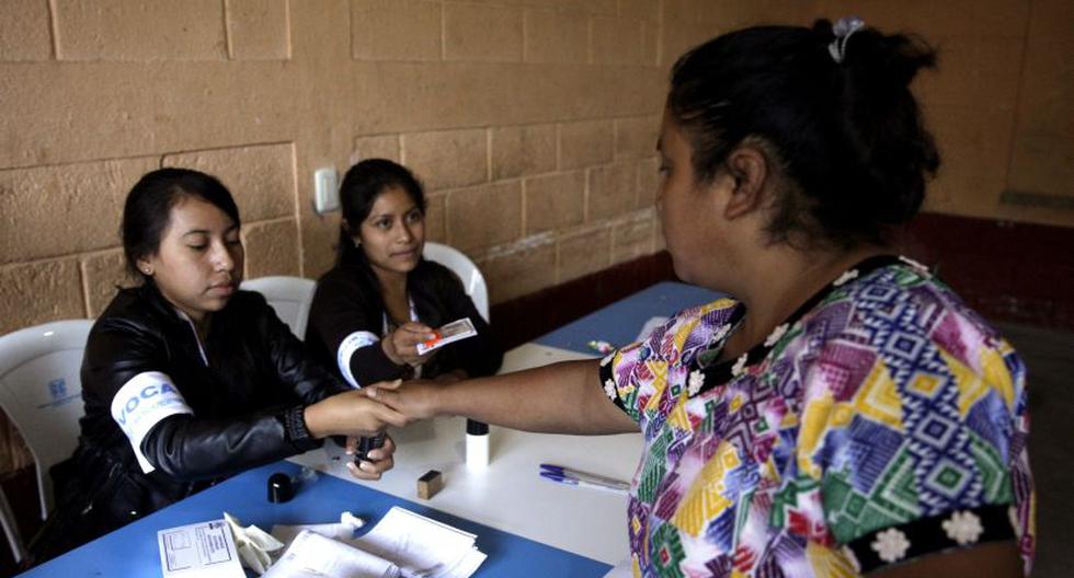 Votación en Guatemala. (Foto: EFE)