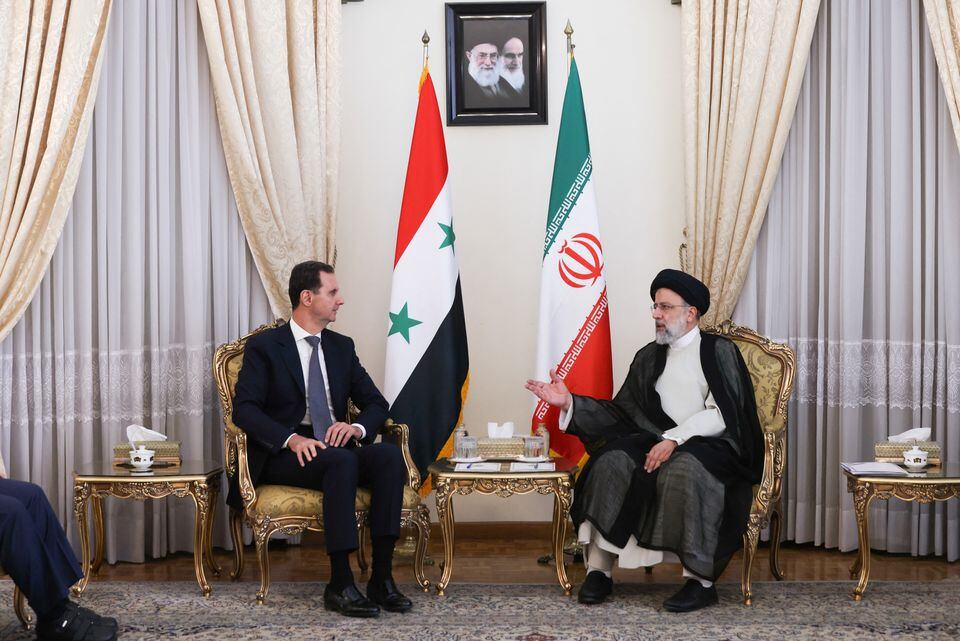 Syrian President Bashar al Assad and Iranian Supreme Leader Ali Khamenei.  (Photo: Reuters)