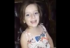 YouTube: niña siria cantaba dulcemente, hasta que explota una bomba