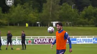 El balón nunca tocó el piso: seleccionados ingleses se lucieron en los entrenamientos | VIDEO