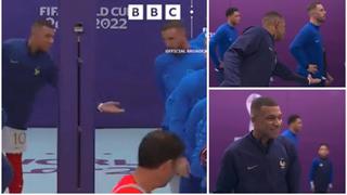 Walker no respondió al saludo de Mbappé antes de iniciar el Francia vs. Inglaterra | VIDEO
