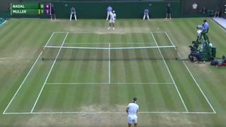 Rafael Nadal: el extraordinario punto conseguido ante Muller en Wimbledon 2017