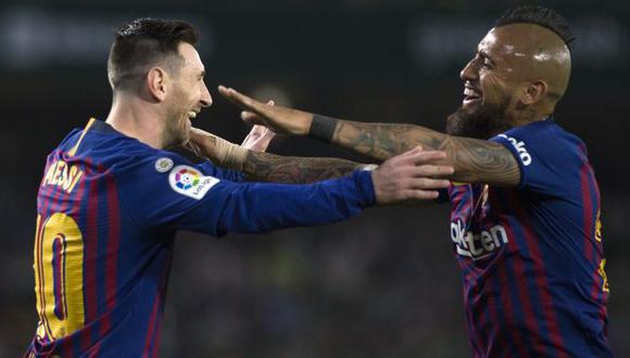 Las inesperadas y emotivas palabras que le dedicó Arturo Vidal a Lionel Messi por ganar el Mundial. (Foto: AFP)