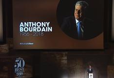 50 Best: Anthony Bourdain fue recordado en la ceremonia