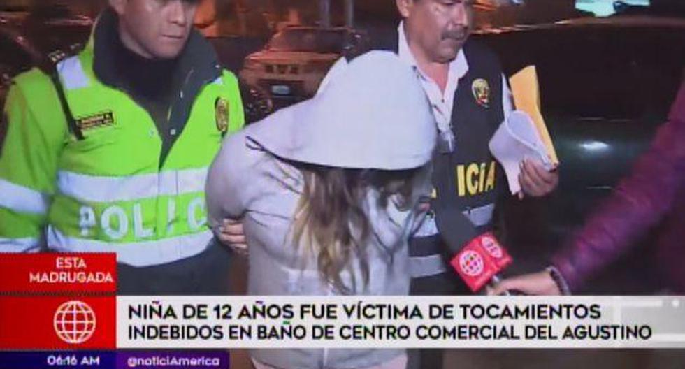 La acusada fue identificada como Rosa Angélica Poma Manrique (Captura: América Noticias)