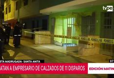 Santa Anita: un hombre fue asesinado a balazos esta madrugada | VIDEO