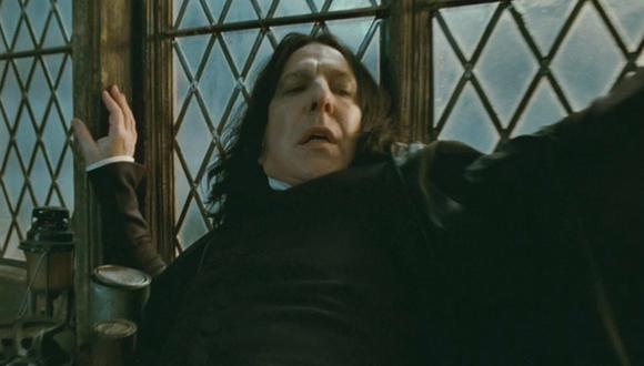 Alan Rickman fue el profesor Snape en las pel&iacute;culas de &quot;Harry Potter&quot;. (Foto: Captura de pantalla)