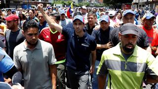Venezuela: Protestan en contra de la inhabilitación de Capriles