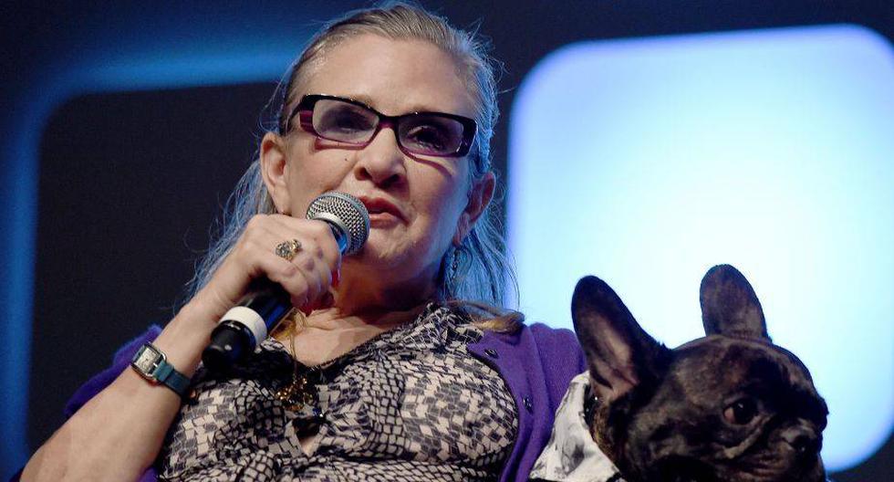  Carrie Fisher murió este martes a los 60 años (Foto: Getty Images)