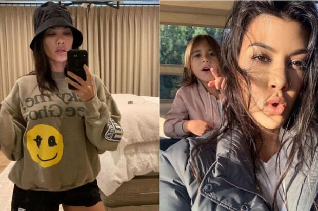 Kourtney Kardashian se tomó algunos selfies durante sus vacaciones en Idaho. (Foto: Instagram)