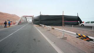 Cierran el otro carril del puente que colapsó en Chincha