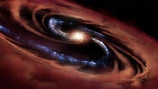 Detectan una galaxia que desafía las teorías físicas y resiste el poder de un agujero negro 