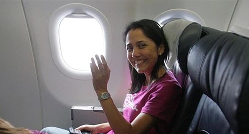 Nadine Heredia estaría de regreso al Perú, luego de publicarse esta imagen en Twitter. (Foto: USI)