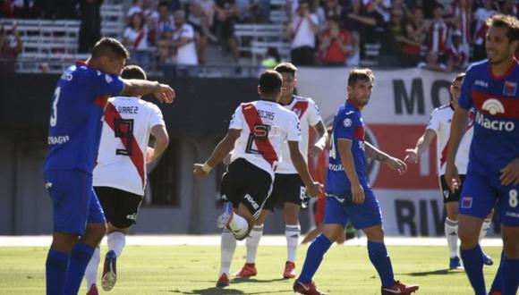 River Plate vs. Tigre EN VIVO: Rojas marcó golazo para el 1-0 en el Monumental por Superliga | VIDEO. (Foto: La Página Millonaria)