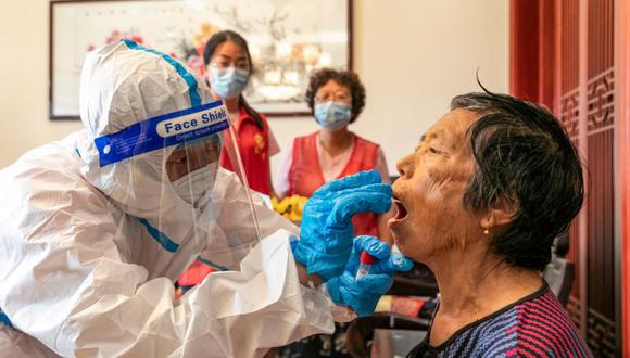 Coronavirus en China | Últimas noticias | Último minuto: reporte de infectados y muertos por COVID-19 hoy, sábado 14 de agosto del 2021. (Foto: STR / AFP / China OUT).