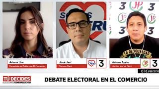 Elecciones 2021: Arturo Ayala (Juntos por el Perú) y José Jerí (Somos Perú) debatieron en El Comercio