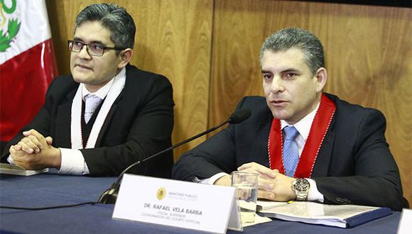 José Domingo Pérez y Rafael Vela fueron removidos de sus cargos el pasado 31 de diciembre. (Foto: Agencia Andina)