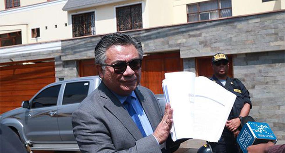 César Nakasaki asegura: \"incautación de viviendas a Ollanta Humala es una venganza\". (Foto: Agencia Andina)