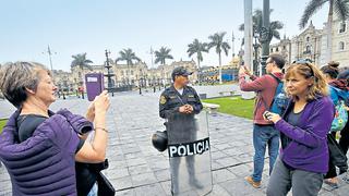 La otra cara de las marchas en Cercado de Lima