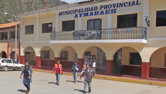 Apurímac: dictan prisión suspendida para ex funcionarios municipales de Aymaraes