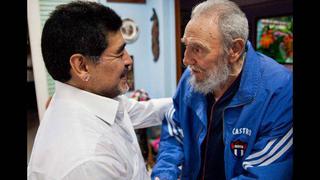 Maradona visitó a Fidel Castro en La Habana