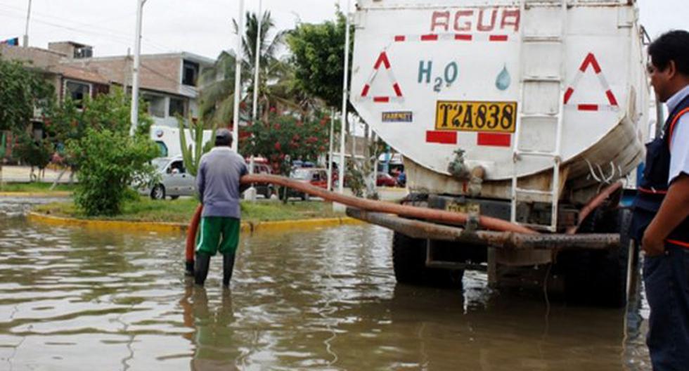 Fenómeno El Niño: lluvia de poca intensidad causa aniegos en Paita. (Foto: Andina)