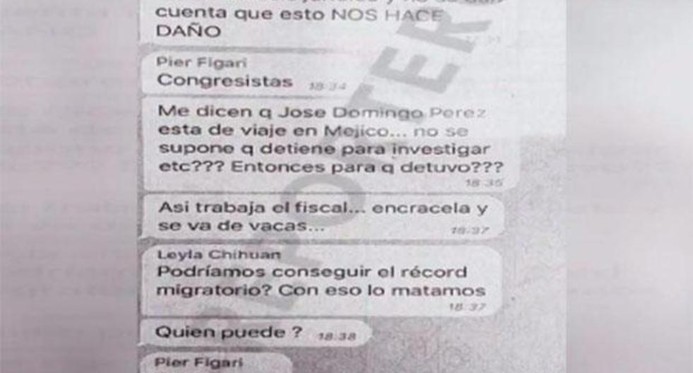 En el mencionado chat \'La Botica\' participan congresistas de Fuerza Popular, además de Pier Figari, asesor principal de Keiko Fujimori. (Foto: TV Perú)