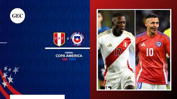 Perú vs. Chile: horarios y dónde ver la Copa América 2024