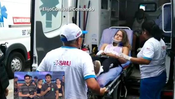 "Combate: Comando": Michela Elías sufre accidente vehicular