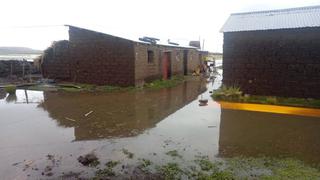Puno: desborde de río Vilque afecta 10 viviendas, 4 hectáreas de cultivos y un kilómetro de camino rural