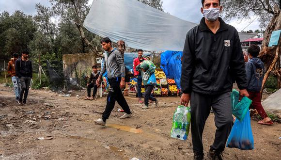 Grecia ordenó el confinamiento de un segundo campamento de refugiados luego que un residente diera positivo por coronavirus. (Foto: AFP/Manolis Lagoutaris)