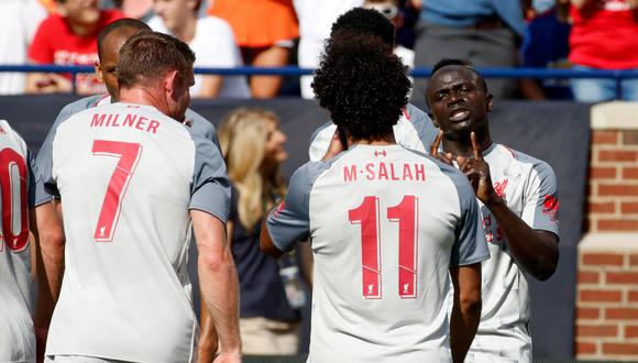 Liverpool derrotó 4-1 a Manchester United por la International Champions Cup. (Foto: AFP)