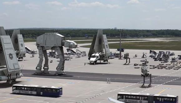VIDEO: Un aeropuerto imperial de Star Wars en Alemania
