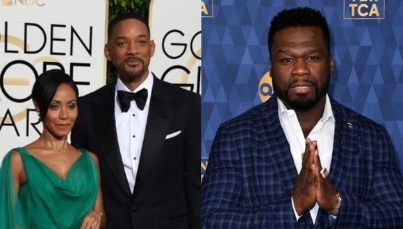 El rapero 50 Cent no dudó en difundir la conversación que tuvo con Will Smith y lo que este le respondió en Instagram (Foto: AFP)