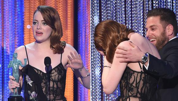 SAG Awards 2017: Emma Stone se llevó premio por "La La Land"