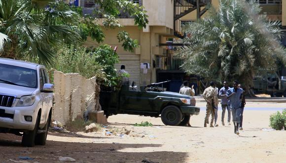 Los paramilitares de Sudán dijeron que tenían el control de varios sitios clave luego de los enfrentamientos con el ejército regular el 15 de abril, incluido el palacio presidencial en el centro de Jartum. (Foto por AFP)