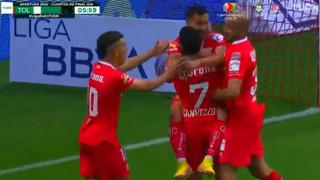 Goles de Carlos González y Camilo Sanvezzo para el 2-0 de Toluca vs. Santos | VIDEO