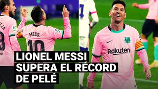 Messi superó a Pelé: los números del astro argentino con el Barcelona