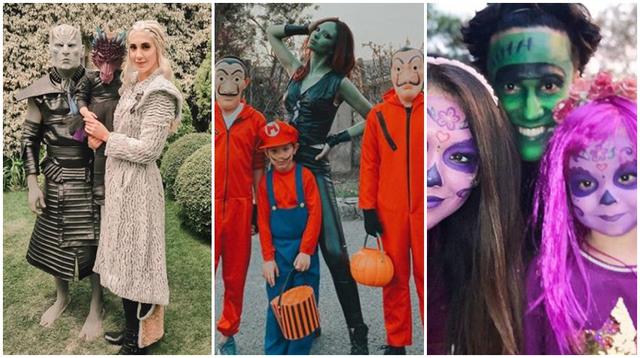 Famosos de la farándula nacional celebraron Halloween luciendo originales disfraces. (Fotos: Instagram)