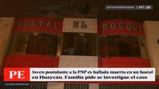 Joven postulante a la PNP fue hallada muerta en hostal de Huaycán