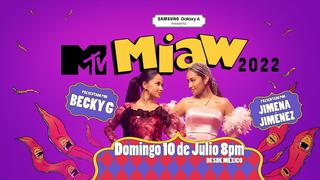 Premios MTV MIAW 2022: dónde ver y cuándo es la ceremonia