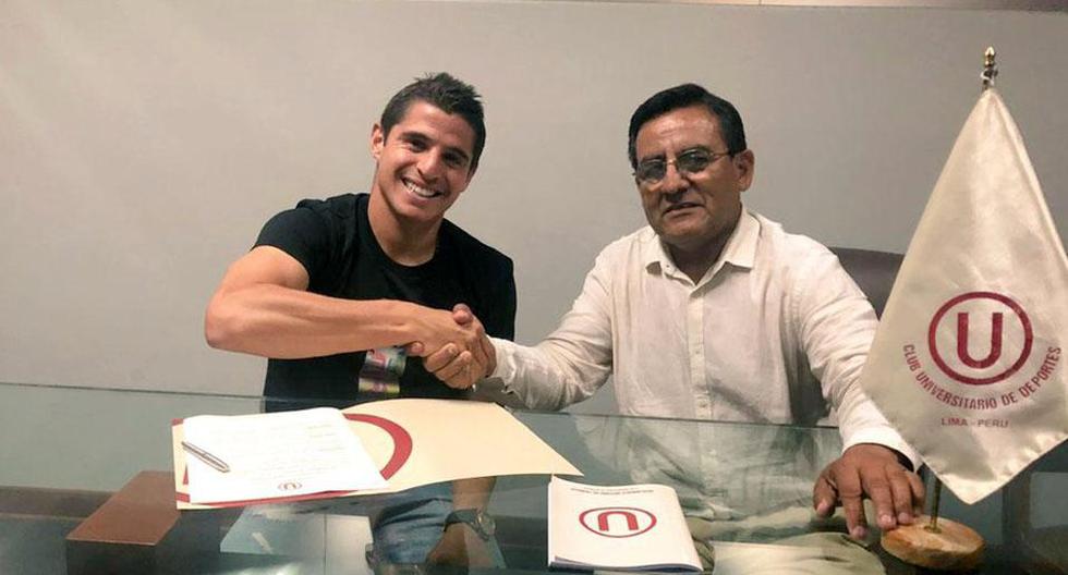 Aldo Corzo renovó su contrato con Universitario, pero su presencia en la temporada 2019 no es segura. (Foto: Facebook Universitario de Deportes)