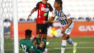 Alianza vs. Melgar: Kevin Quevedo marcó golazo de cabeza para el 1-0 tras gran centro de Arroé | VIDEO
