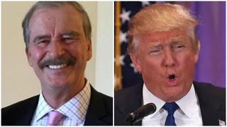 Vicente Fox insultó con este gesto a Donald Trump