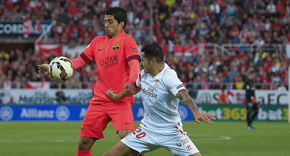 Sevilla impidió que el Barcelona lo derrote en casa y sorprendió en la última jugada. (Foto: EFE)