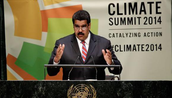 Maduro critica postura de las potencias ante cambio climático