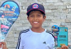 Valentino Salinas, de 11 años, logra su segundo título nacional de paleta frontón