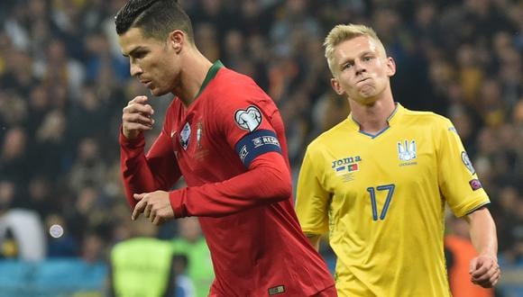 Cristiano Ronaldo celebrando su anotación número 700. (Foto: AFP)